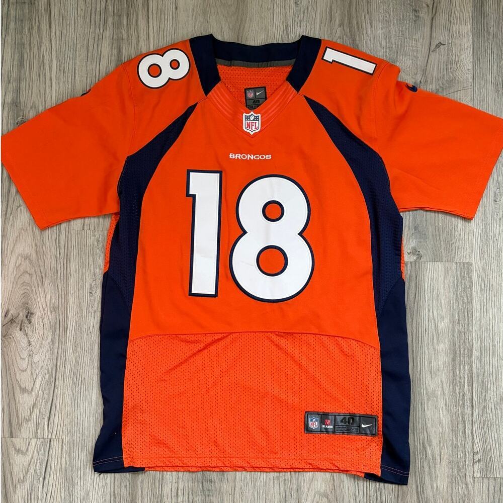 NFL Nike Denver Broncos Peyton Manning Game Jersey Sz‎ M